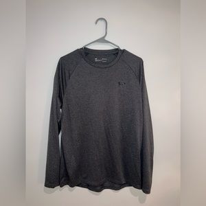 Gray Under Armour Heatgear Long Sleeve - Medium